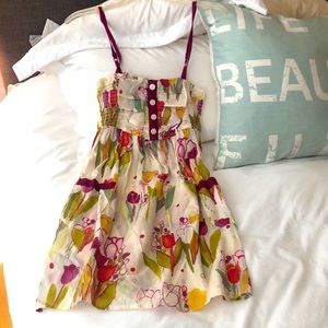 Anthropologie Lilka sundress dress - floral pattern with pockets - size S